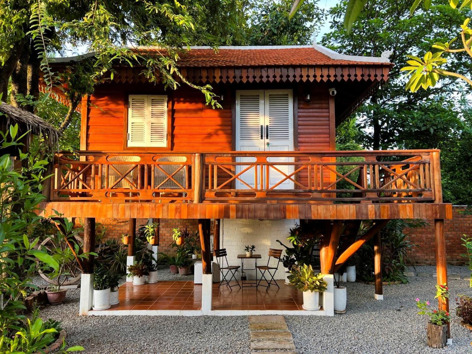 The Little Vegan Homestay Phumi Banteay Srei Exterior foto