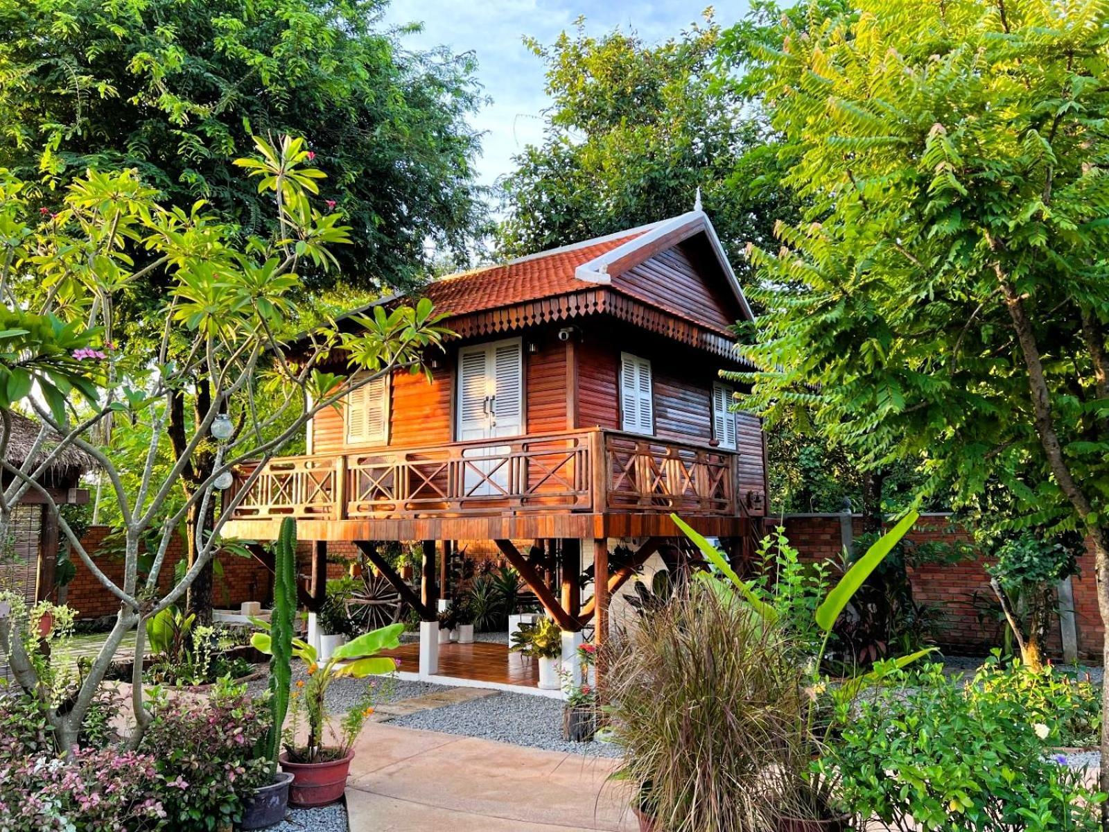 The Little Vegan Homestay Phumi Banteay Srei Exterior foto